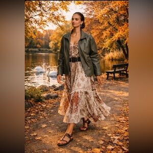 Anthropologie NWT Faux-Leather Relaxed Jacket size XL.